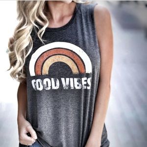 ⚠️Only 1 Left⚠️Fun Muscle Tank